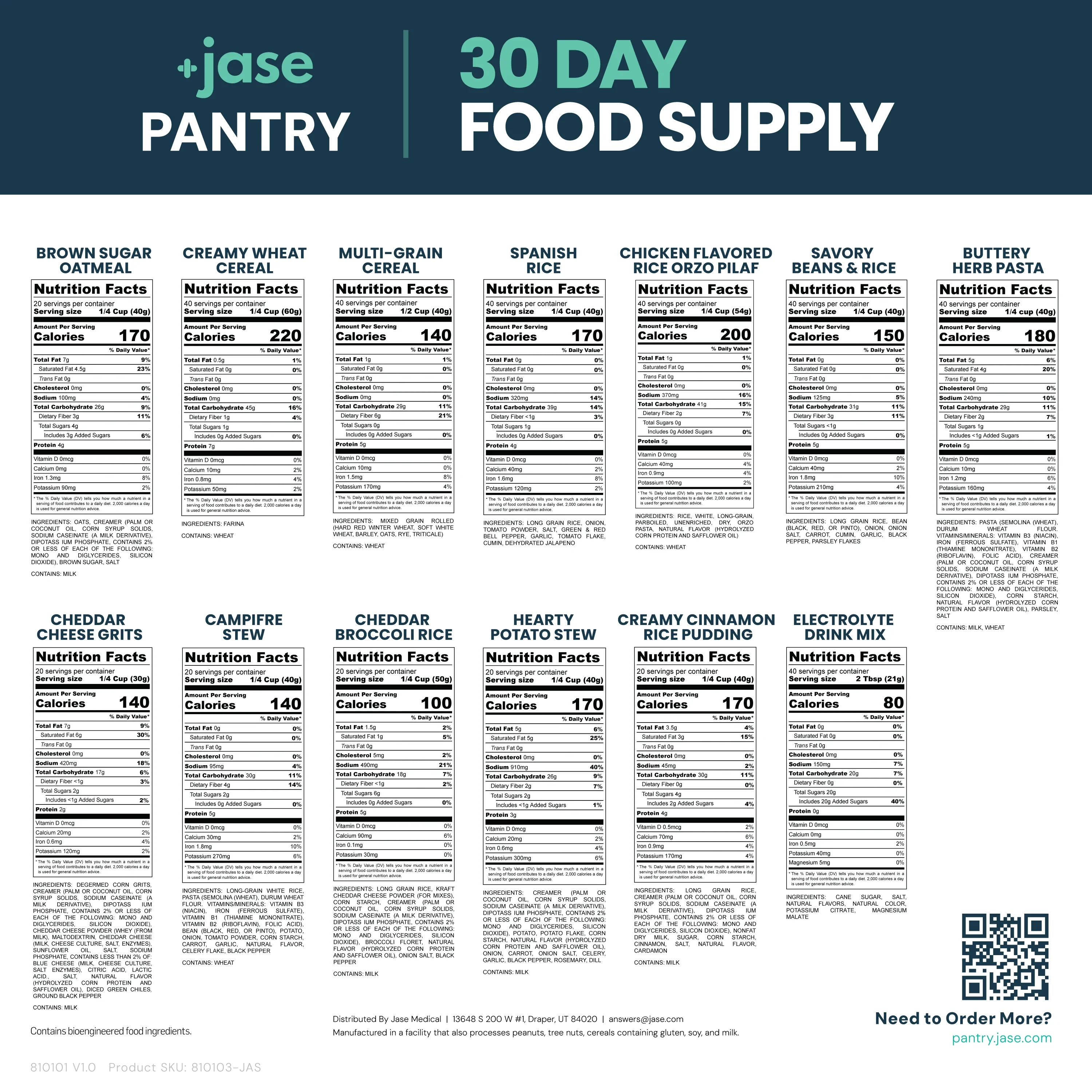 Jase Pantry 30-Day Emergency Food Supply - Image 4